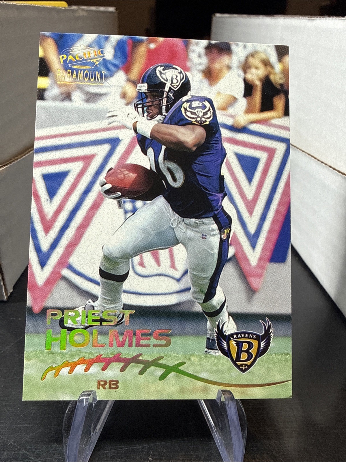 1998 Paramount #20 Priest Holmes RC!!! ~ Baltimore Ravens ROOKIE!!!