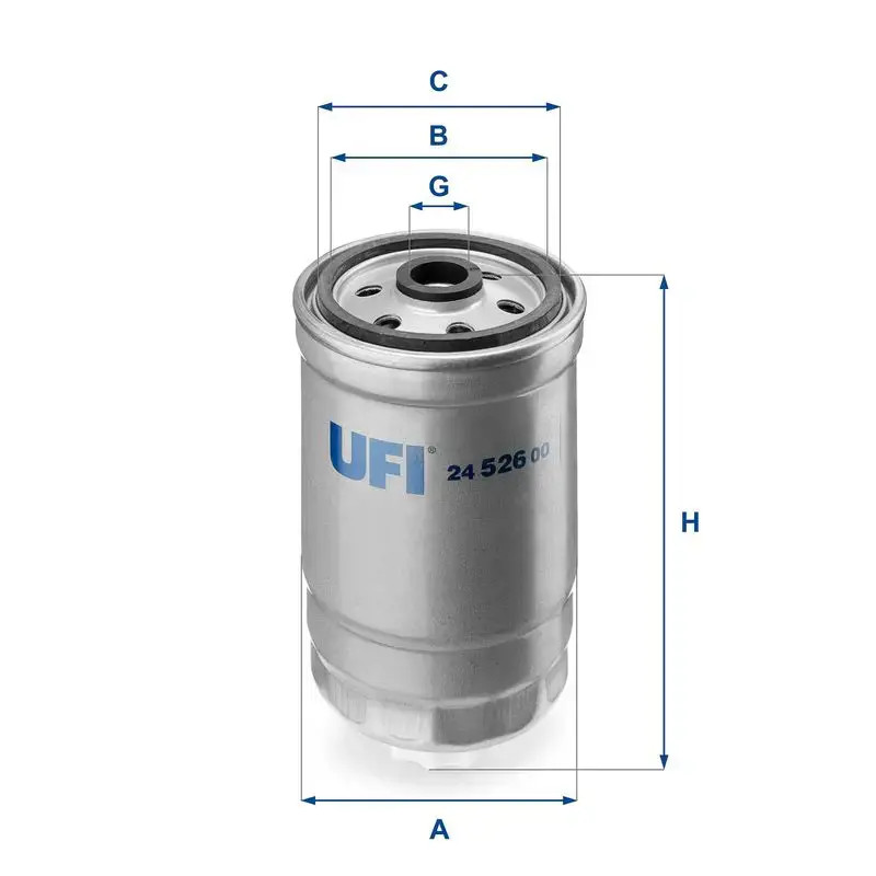 Fuel filter Filter Insert 24.526.00 UFI for SAAB CADILLAC
