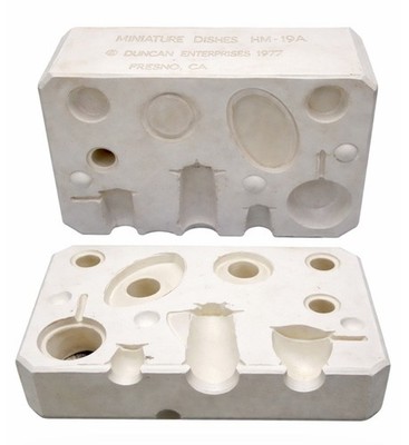 Vintage Duncan Miniature Dishes HM-19A Ceramic Slip Mold 1977 | eBay