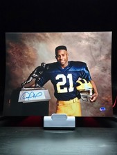 Desmond Howard Michigan Wolverines Signed Heisman Trophy 11x14 Photo GTSM Cert.