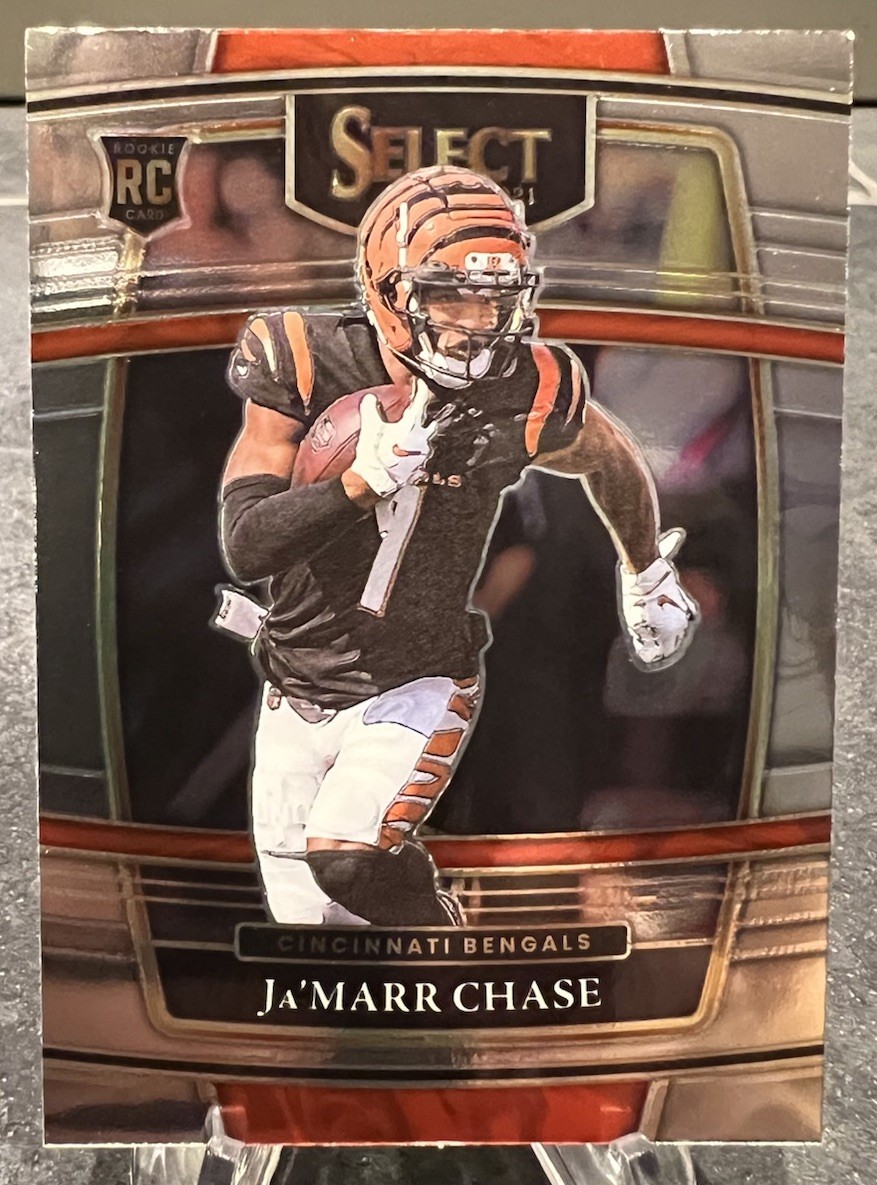 2021 Select Football JaMarr Chase Rookie Card RC Concourse Level #47 Bengals