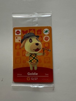 Animal Crossing Amiibo Festival Cards 3 Pack Goldie Rosie Stitches New Sealed