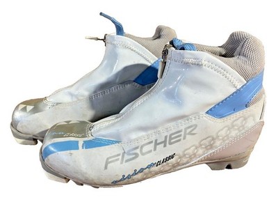 Fischer Vision Classic Nordic Cross Country Ski Boots Size EU38 US6 NNN 1533