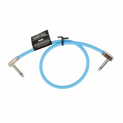 Ernie Ball 18'' Flex Effektpedal Patchkabel (einzeln, blau)