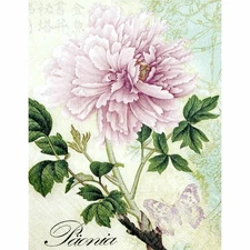Peony Floral #2 | A4 Mulberry Rice Paper | Paper for Decoupage