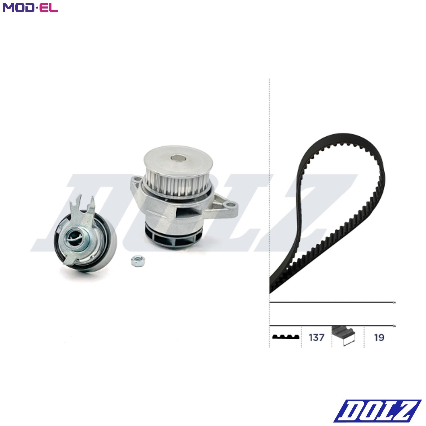 WATER PUMP & TIMING BELT KIT KD078 FOR SKODA OCTAVIA/Combi FELICIA/Mk/II/�  VW