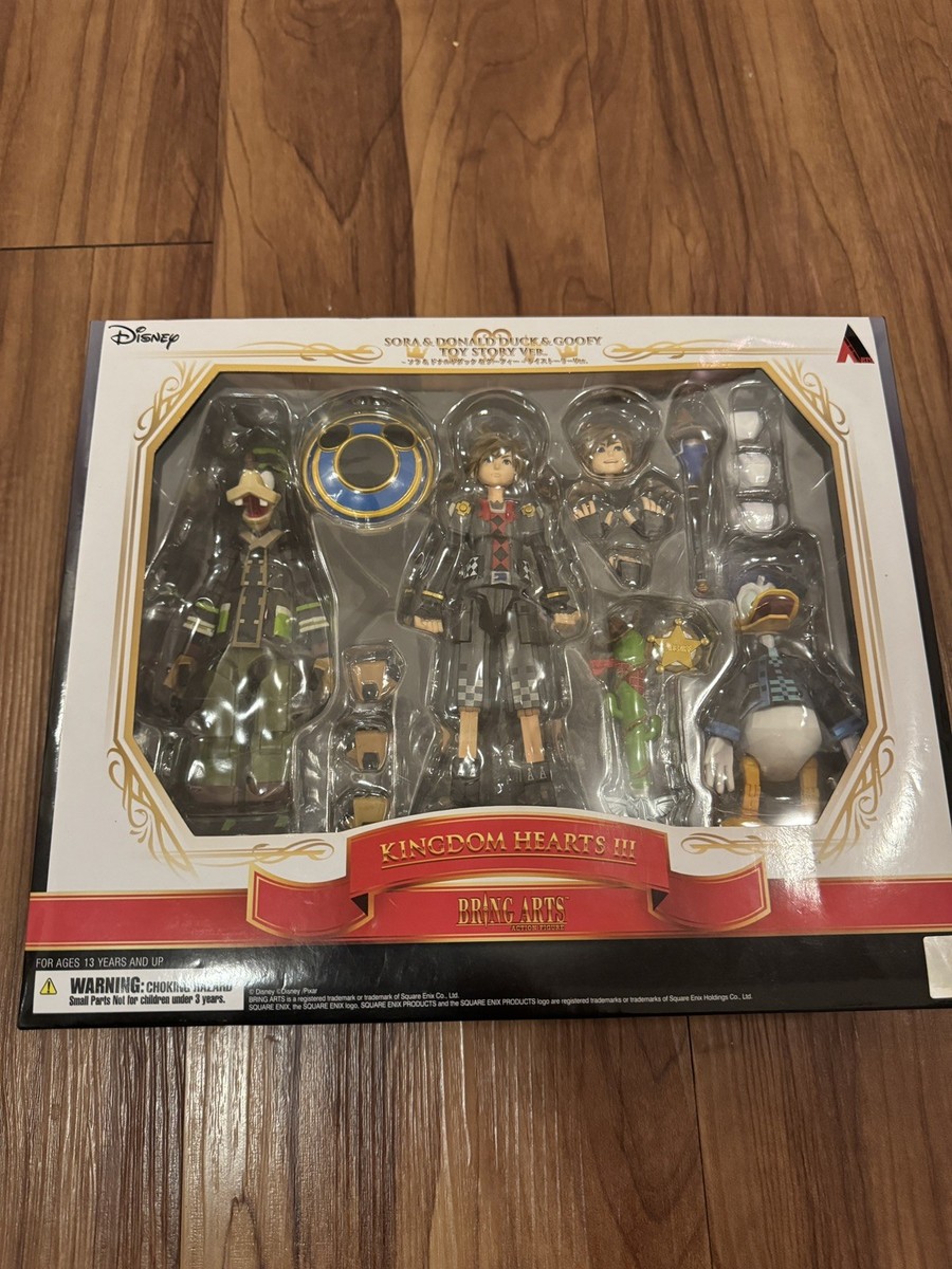 Kingdom Hearts 3 III Bring Arts Toy Story Sora Donald Duck Goofy