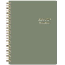 Monthly Planner 2026-2027, Jan 2026 - Dec 2027, 2 Year Calendar 2026-2027 Mon...