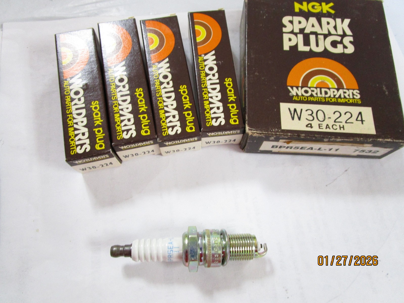 4 Spark Plugs-Standard NGK 7532 fits 80-87 Toyota Corolla 1.6L-L4 4 pack