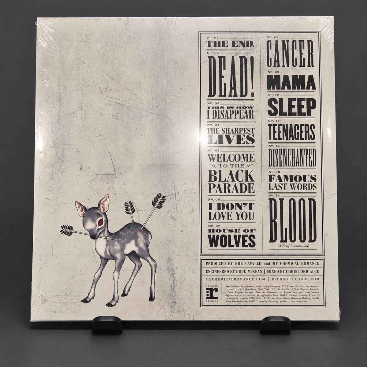 My Chemical Romance - The Black Parade HOLOGRAM Laser Etched Anniversary Vinyl