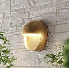 JYL7441B Orbe 6.25" Outdoor Contemporary Modern Scandinavian Metal/Glass Inte...