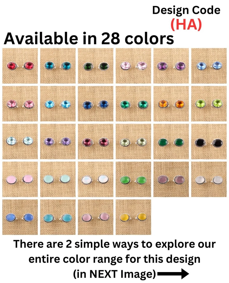 Gemelos vintage de plata de ley 925 con piedras preciosas de iolita natural de diseñador regalo HA Foto 3 de 4