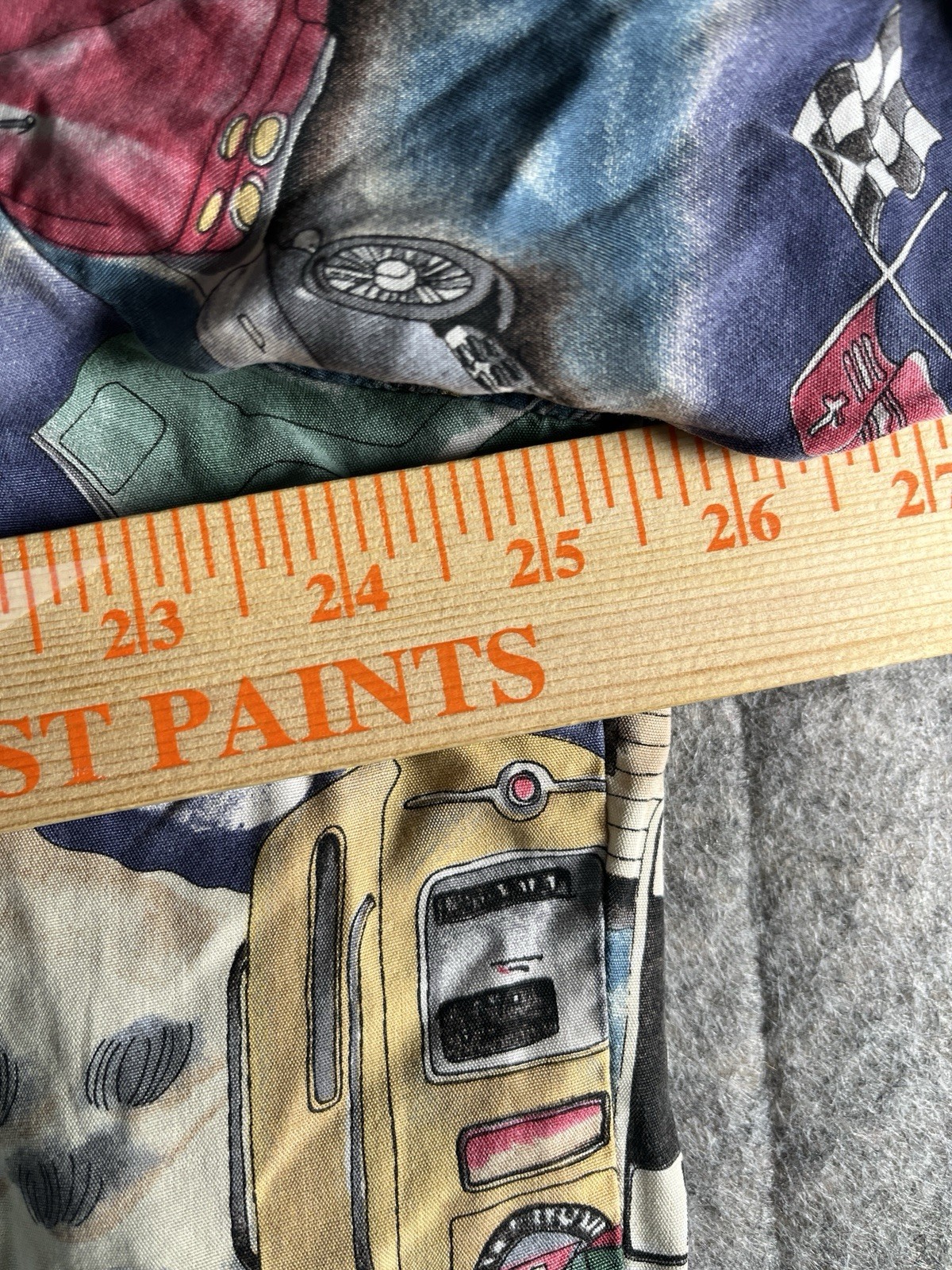 Vintage Paradise Found Hawaiian Shirt Men Route 66 Corvette Cars Chevrolet 2XL