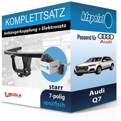 IMIOLA HAK-POL Anhängekupplung starr und ECS E-Satz 7polig für Audi Q7 15- neu