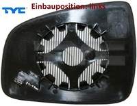TYC 328-0128-1 Spiegelglas FüR AußEnspiegel Links FüR Renault FüR Dacia