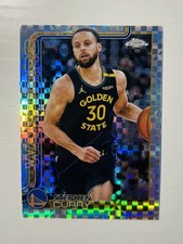 STEPHEN CURRY 2025-26 TOPPS CHROME BASKETBALL X-FRACTOR #201 WARRIORS