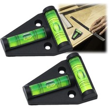 2PCS T Type Spirit Level Mini Level Spirit for Caravan Bubble Leveling Device UK