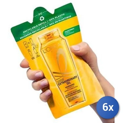 6X Bundle Elvive Shampoo Nachfüllung Öl Außergewöhnlich 250 Ml - Bild 1 von 3