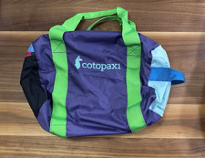 Cotopaxi Colorblock Nylon Duffel Bag 15" Carry On Unisex Purple Green Blue