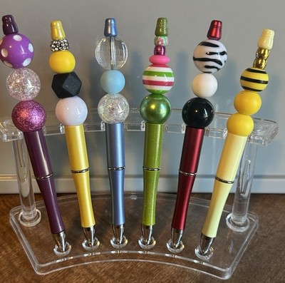 Hand Crafted Beaded  Pens - Summertime Colors