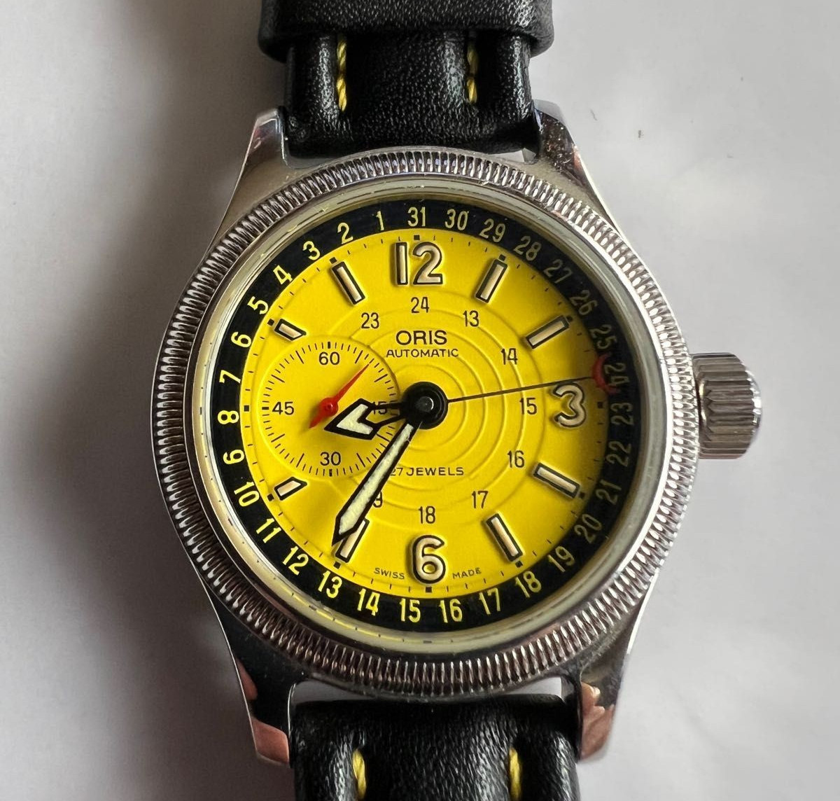 ORIS Big Crown Pointer Date 7487 Yellow Dial Auto… - image 1