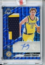 2024-25 Panini Mosaic #RJA-FUR Johnny Furphy Rookie Jersey Autographs Blue #/49