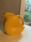 vintage yellow Homer Laughlin Fiesta water pitcher  MADE IN U.S.A