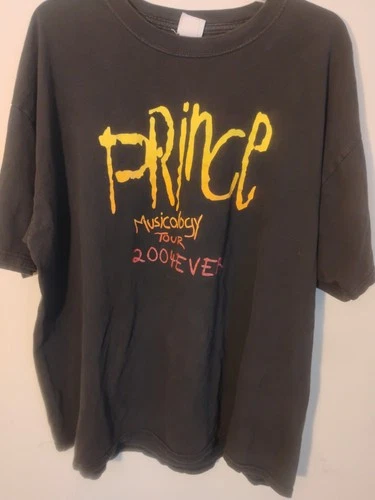 Prince Musicology Tour Music Band Shirt Size 2X 2000s vintage concert t-shirt, vintage, size XXL, single stitch, B+ condition