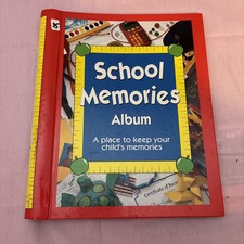 School Memories Album - A Place to Keep Your Child's Memories - Lightly Used