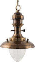 Maritime AußEnlampe Aus Messing Glas Ø29Cm IP43 HäNgeleuchte Terrasse Balkon