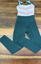 Tiger Friday Unitard size XS Pink/White/Green
