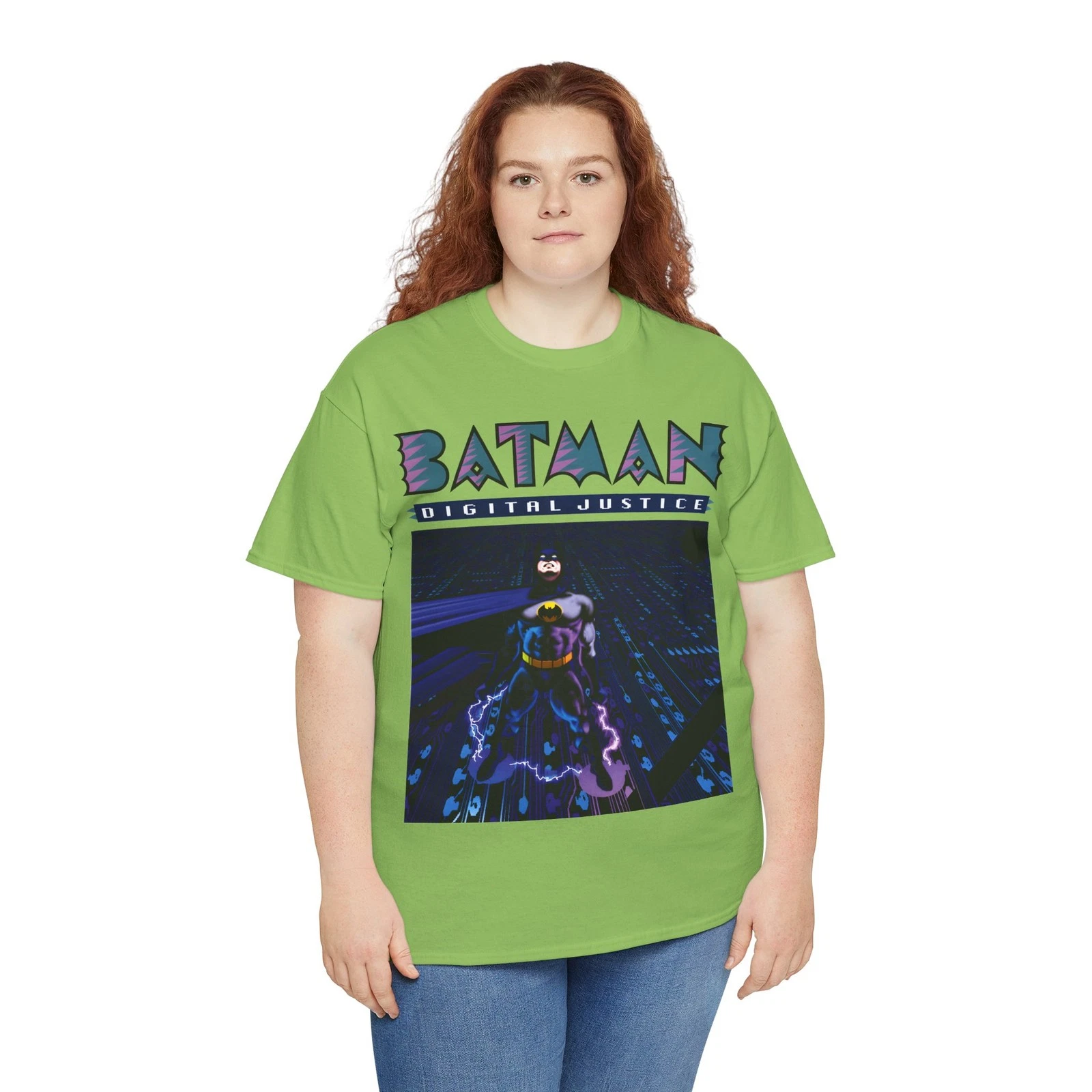 Batman Digital Justice T-Shirt - Pepe Moreno Computer Art - DC Comics