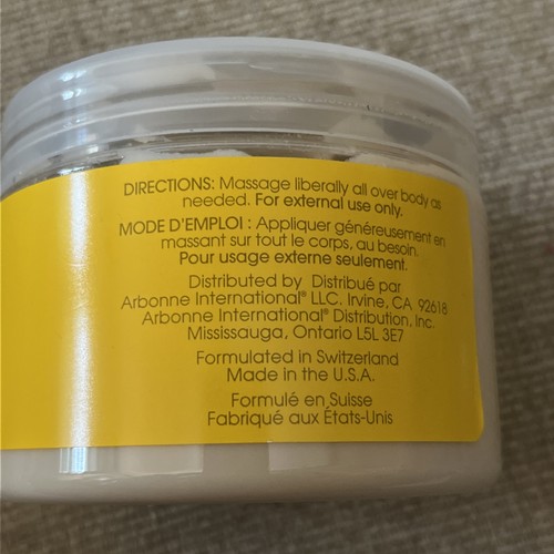 Arbonne International Ginger Citrus Body Butter 12 oz Discontinued NOS Large Ful - Picture 2 of 5