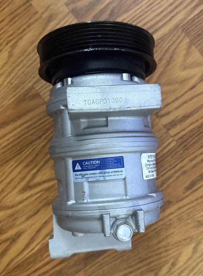 Conjunto de compresor de aire acondicionado - 10sre18c 30012C para camionetas Dodge/Ram Foto 4 de 4