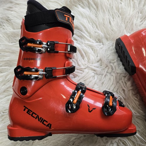 Tecnica Cochise JR Ski Boots Men's Mondo Size 27.5 - 322mm - Black & Red - Picture 2 of 10