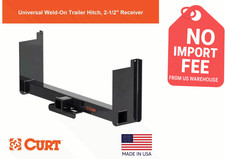Universal Weld-on Trailer Hitch 2-12 Receiver Up To 44 Frames 18 Drop