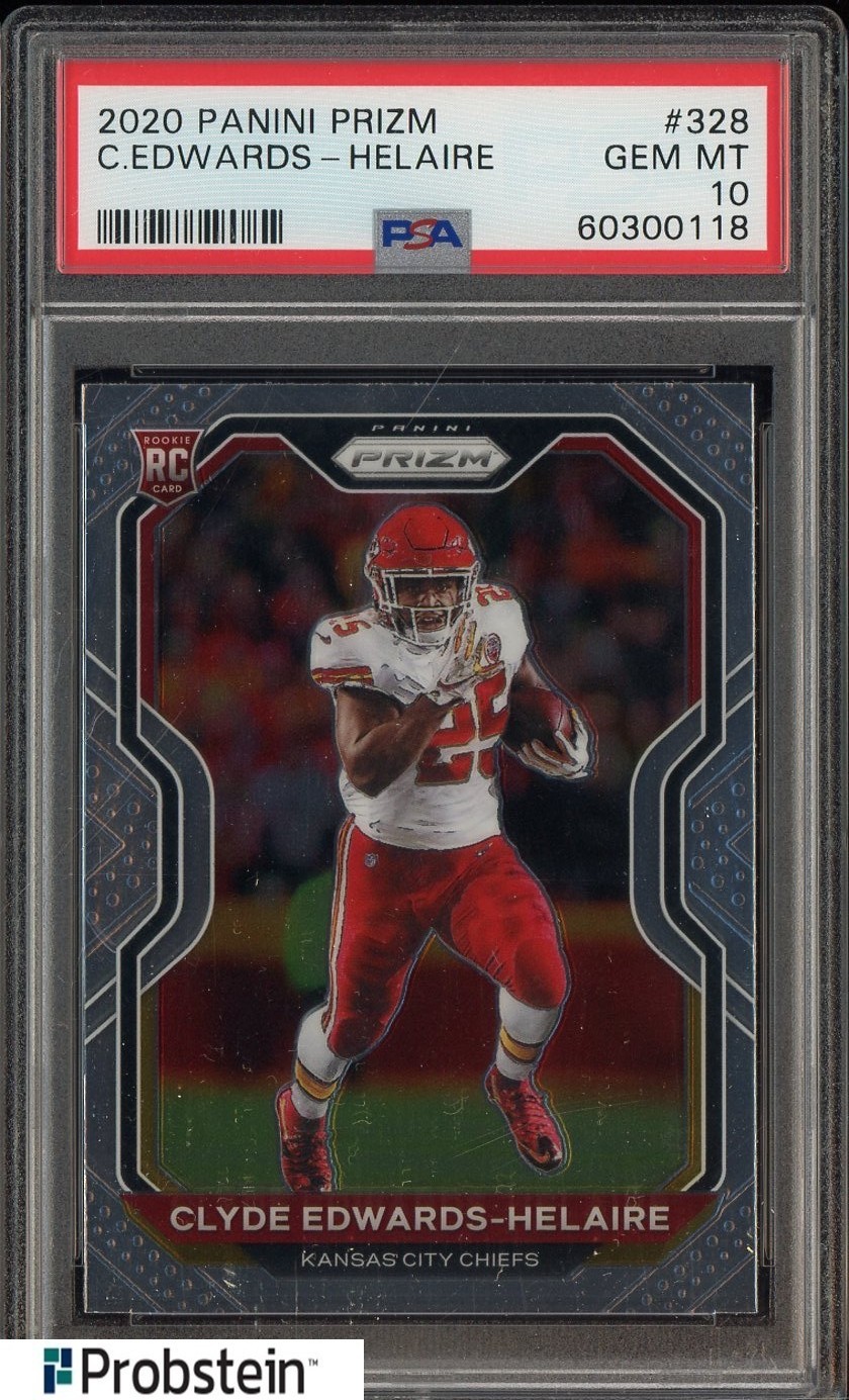 Clyde Edwards-Helaire Panini Prizm #328 Base