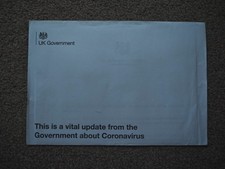 UK Government Boris Johnson Coronavirus COVID 19 National Letter - Sealed
