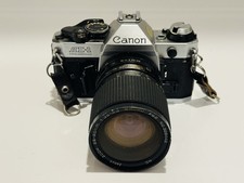 Canon AE-1 Program 35mm SLR Film Camera  28-80mm lens - UNTESTED
