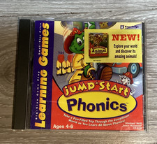 JumpStart Phonics Learning Games PC CD-ROM 1999 Windows 95 98 Macintosh Vintage