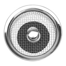 2Pcs Stainless Steel Kitchen Floor Drain Cover Sewer Drain Strainer Silver