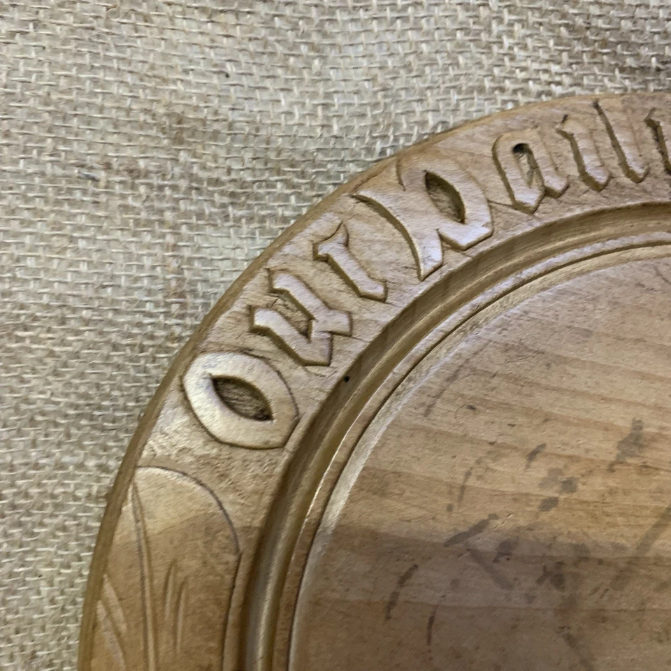 Round Bread Board - Our Daily Bread - Kitchenalia - Cottage - English - Antique - Image 2 of 4