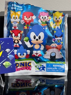 Sonic the Hedgehog 35th Anniversary Figural Bag Clip Keychain