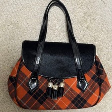 Vivienne Westwood Harako Check Shoulder Bag 22cm Vintage Rare FA ZFA