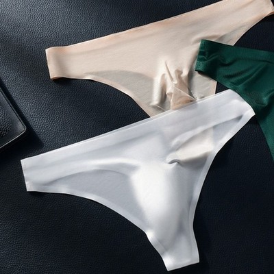 Low-Rise T-Back Men G-String 3D Bulge Support Thin Cut Solid Color T-Back Cut