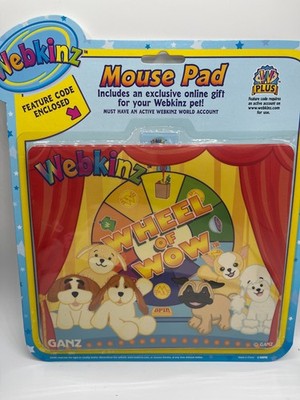New Sealed Ganz Webkinz ''Spin The Wheel'' Mouse Pad w/Intact Code