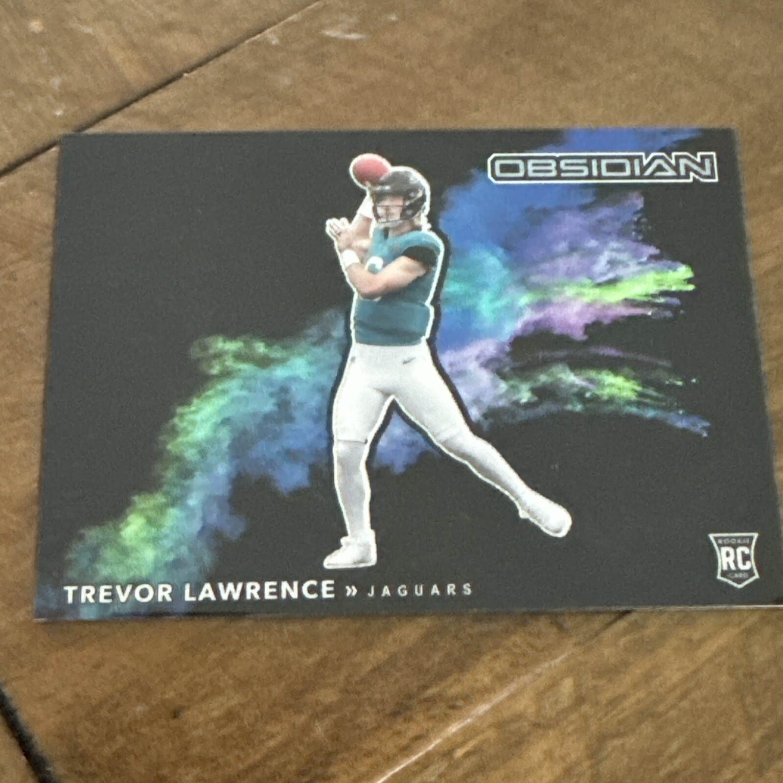2021 Obsidian Trevor Lawrence Rookie Color Blast Black Case Hit SSP RC