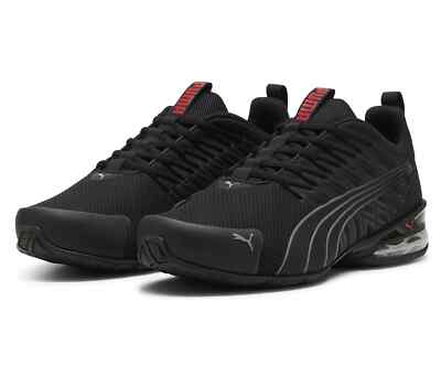 Puma Voltaic Evo Herren Schwarz Sneaker Turnschuhe Laufen (379601-01)