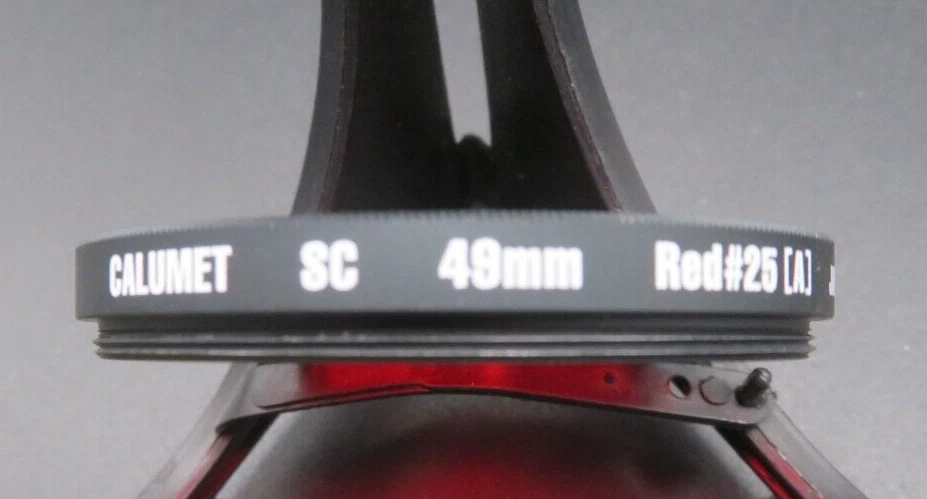 Vintage Calumet SC 49MM Red 25 [A] Filter Camera Lens Japan - Image 4 of 4