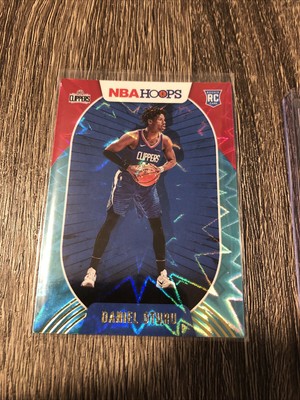 2020-21 NBA HOOPS #203 DANIEL OTURU TEAL EXPLOSION SP ROOKIE RC LA CLIPPERS 